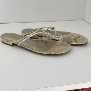 Unisa gold sandals
